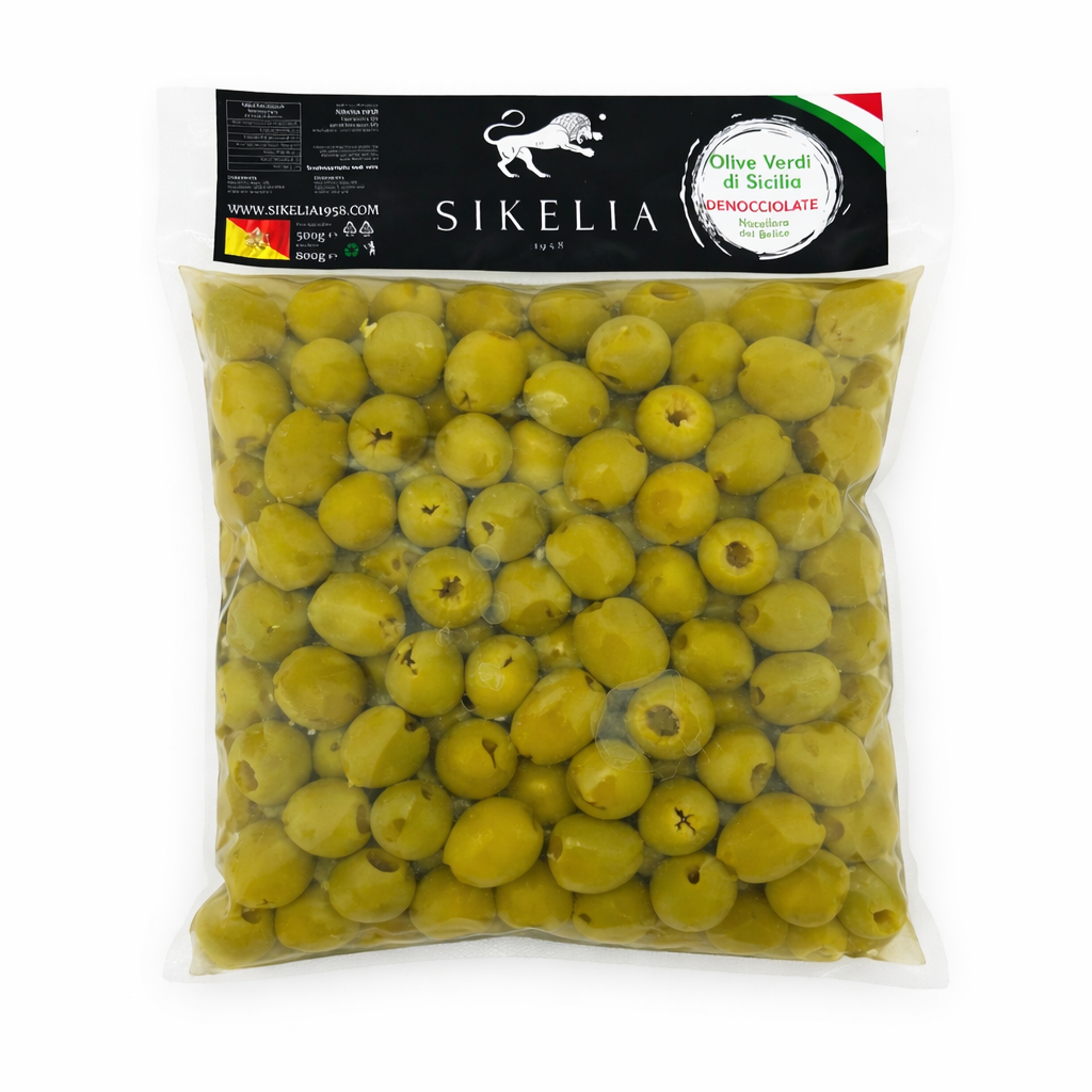 Entsteinte Oliven Nocellara del Belice 500 g | Sikelia 1958